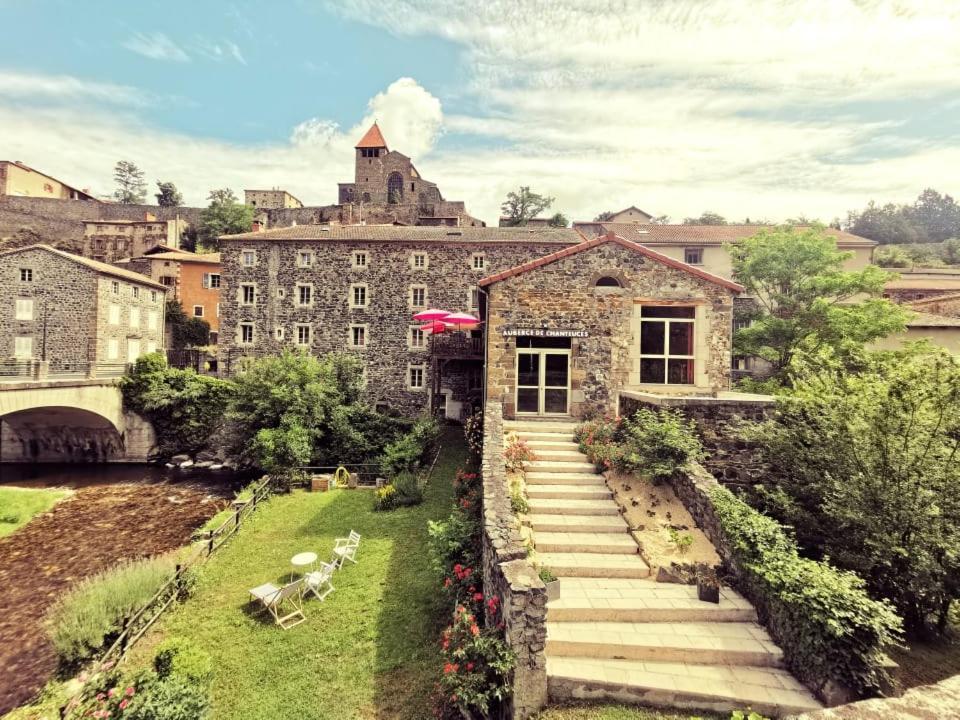 Auberge De Chanteuges Bagian luar foto